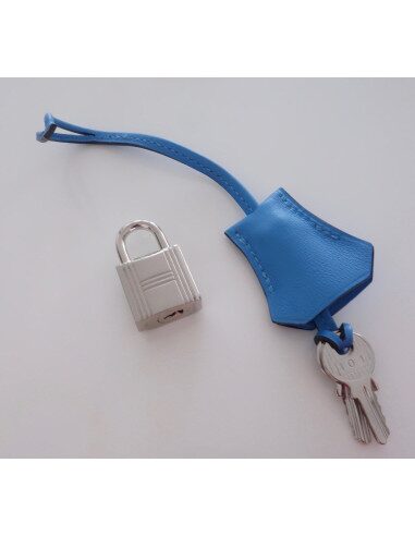 SAC HERMES KELLY 25 BLEU PARADIS