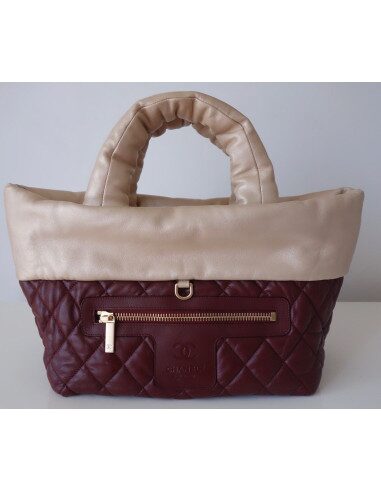SAC CHANEL COCOON CUIR BICOLORE
