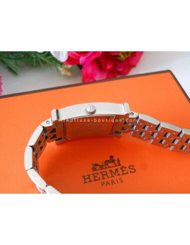 MONTRE HERMES HEURE H POUR DAME - DIAMANTS