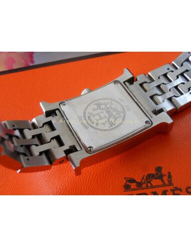 MONTRE HERMES HEURE H POUR DAME - DIAMANTS