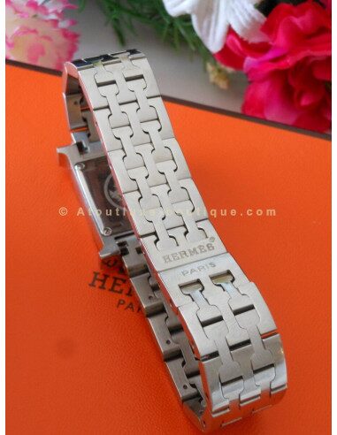 MONTRE HERMES HEURE H POUR DAME - DIAMANTS