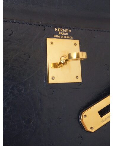SAC HERMES KELLY 28 AUTRUCHE