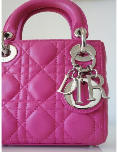 SAC MINI LADY DIOR ROSE