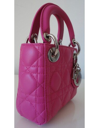 SAC MINI LADY DIOR ROSE