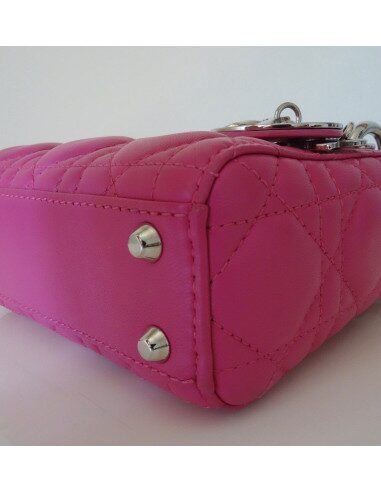SAC MINI LADY DIOR ROSE