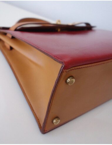 SAC HERMES KELLY TRICOLORE 32