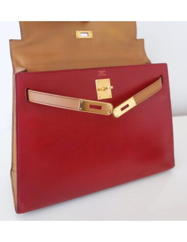 SAC HERMES KELLY TRICOLORE 32