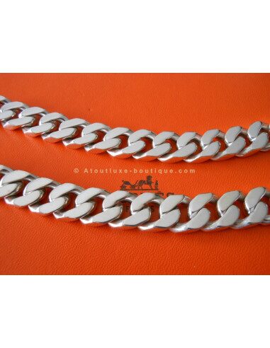 COLLIER SELLIER HERMES EN ARGENT
