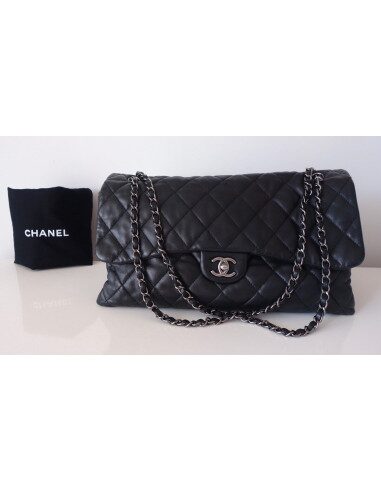 SAC CHANEL CLASSIQUE MAXI NOIR