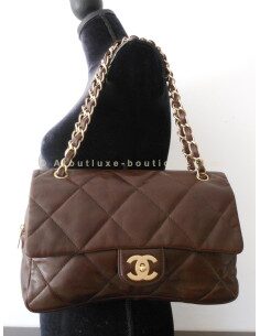 SAC CHANEL TIMELESS GRAND MODELE CHOCOLAT 2