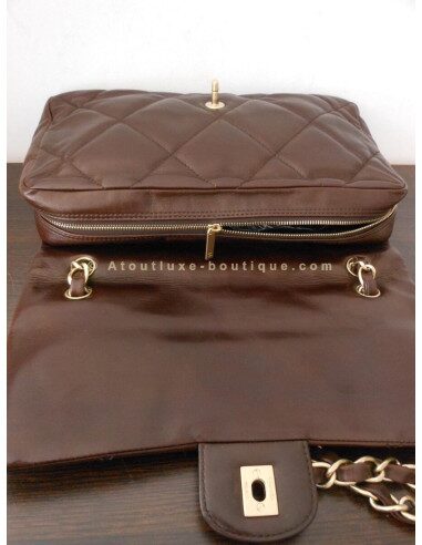 SAC CHANEL TIMELESS GRAND MODELE CHOCOLAT