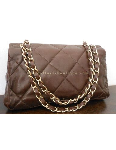 SAC CHANEL TIMELESS GRAND MODELE CHOCOLAT