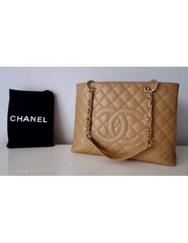 SAC CHANEL SHOPPING GST BEIGE