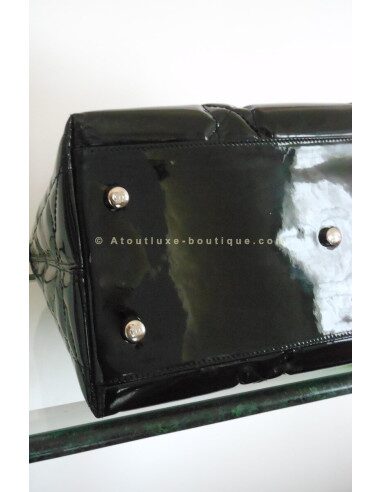 SAC DIOR GRANVILLE NOIR VERNI
