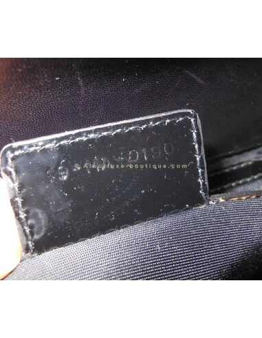 SAC DIOR GRANVILLE NOIR VERNI