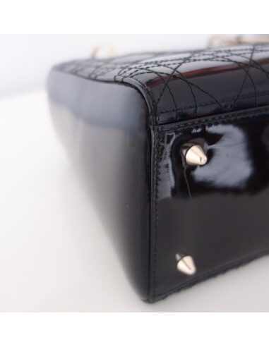 SAC LADY DIOR VERNI NOIR