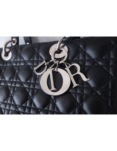 SAC LADY DIOR NOIR GM