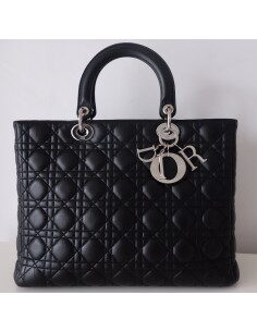 SAC LADY DIOR NOIR GM 2