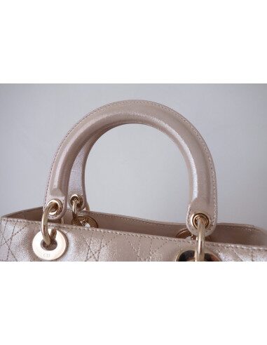 SAC LADY DIOR CHAMPAGNE