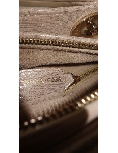 SAC LADY DIOR CHAMPAGNE