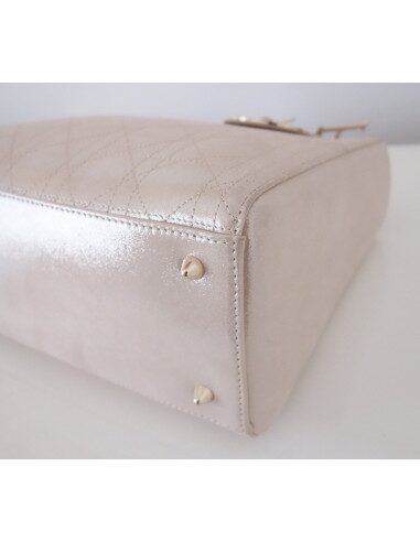 SAC LADY DIOR CHAMPAGNE