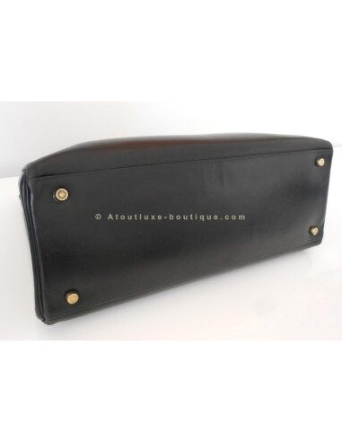 SAC HERMES KELLY 35 NOIR VINTAGE