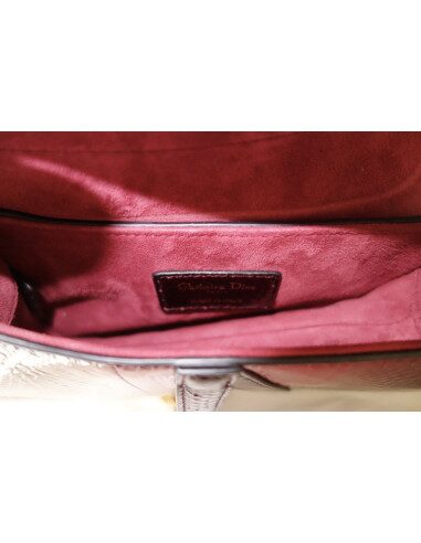 SAC MINI SADDLE DIOR PYTHON