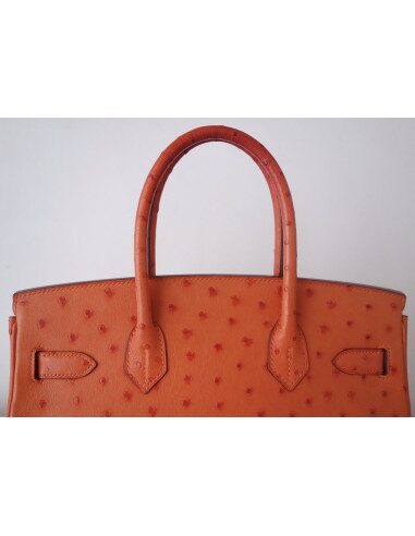 SAC HERMES BIRKIN 30 AUTRUCHE