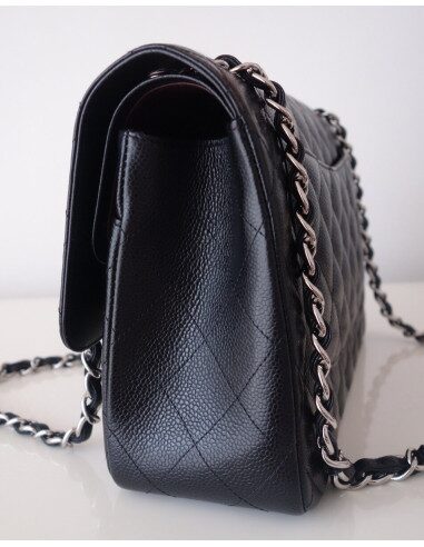 SAC CHANEL CLASSIQUE GM CAVIAR NOIR