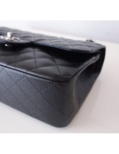 SAC CHANEL CLASSIQUE GM CAVIAR NOIR