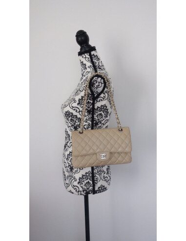 SAC CHANEL CLASSIQUE BEIGE