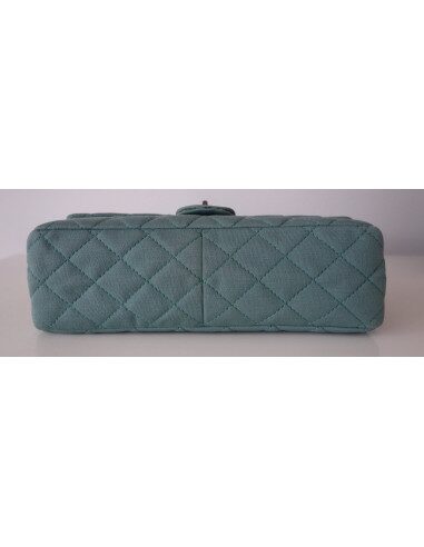 SAC CHANEL 2.55 VERT D'EAU
