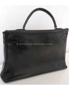 SAC HERMES KELLY 35 NOIR VINTAGE 2