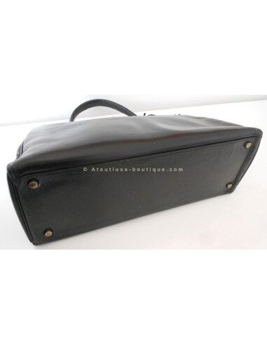 SAC HERMES KELLY 35 NOIR VINTAGE