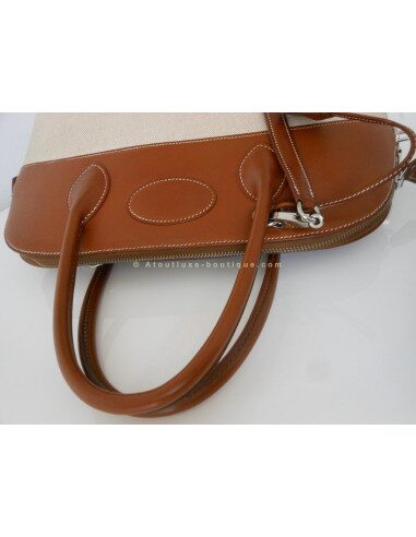 SAC HERMES BOLIDE 35 BICOLORE