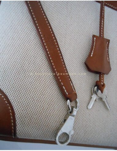 SAC HERMES BOLIDE 35 BICOLORE