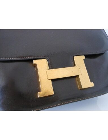 SAC HERMES CONSTANCE MARRON