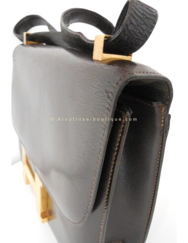 SAC HERMES CONSTANCE MARRON