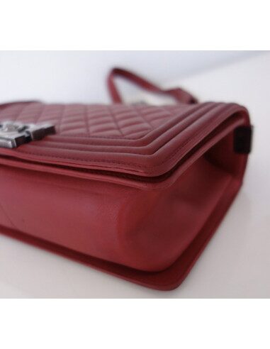 SAC CHANEL BOY ROUGE