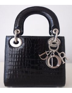 SAC MINI LADY DIOR ALLIGATOR 2