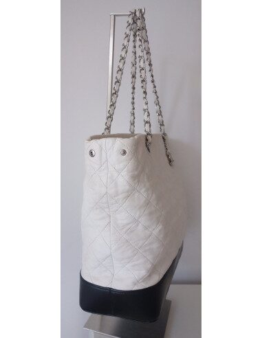 SAC CHANEL SHOPPING BICOLORE