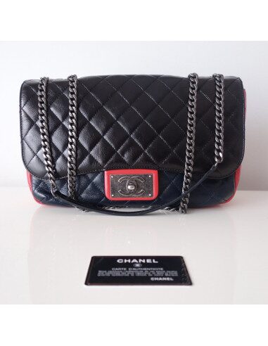 SAC CHANEL CLASSIQUE TRICOLORE