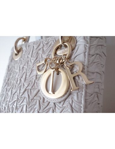 Sac Lady Dior mini blanc