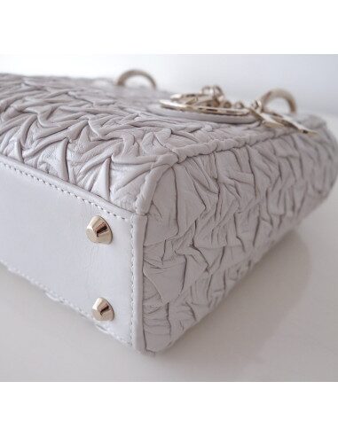 Sac Lady Dior mini blanc