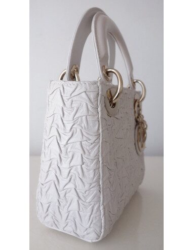 Sac Lady Dior mini blanc