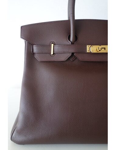 Sac Hermes Birkin 35 marron