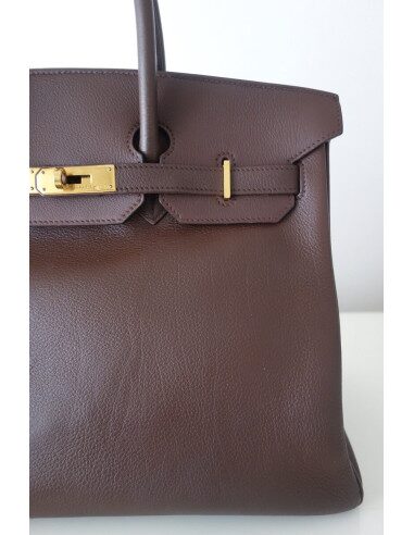 Sac Hermes Birkin 35 marron