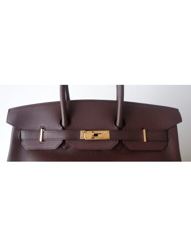 Sac Hermes Birkin 35 marron