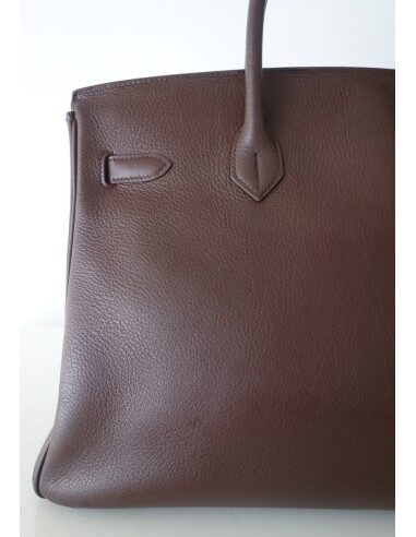 Sac Hermes Birkin 35 marron