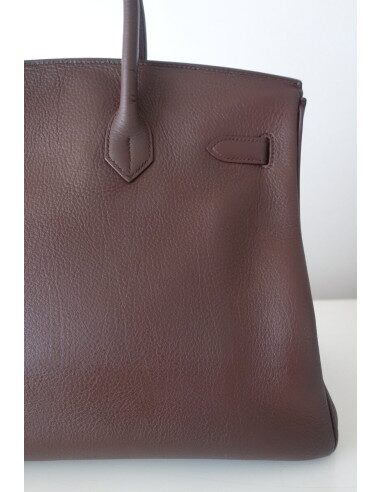 Sac Hermes Birkin 35 marron